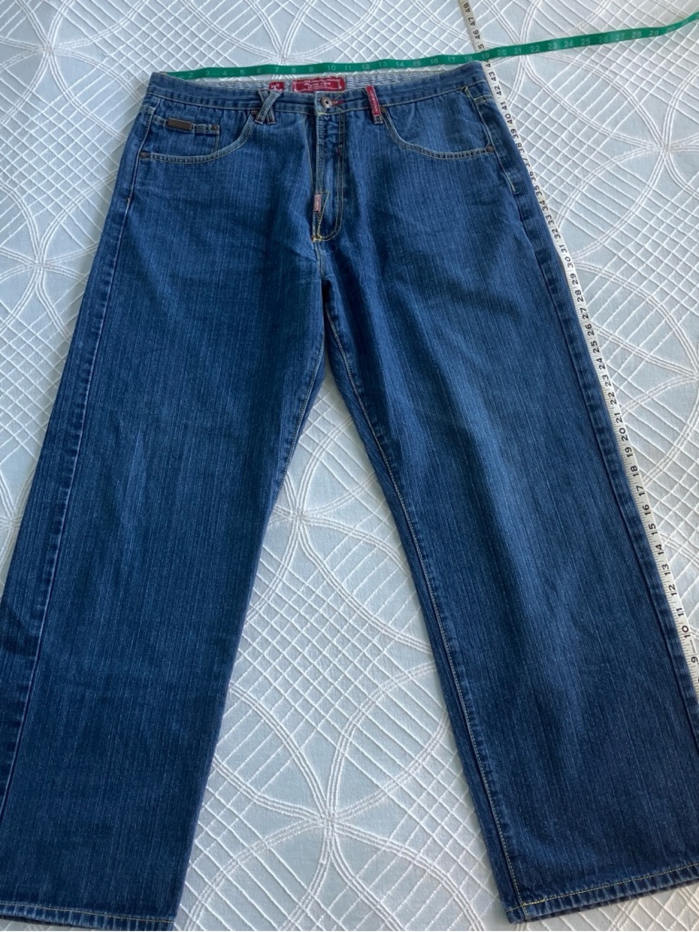 Lrg Men's Relaxed Jeans in Dark Blue Denim